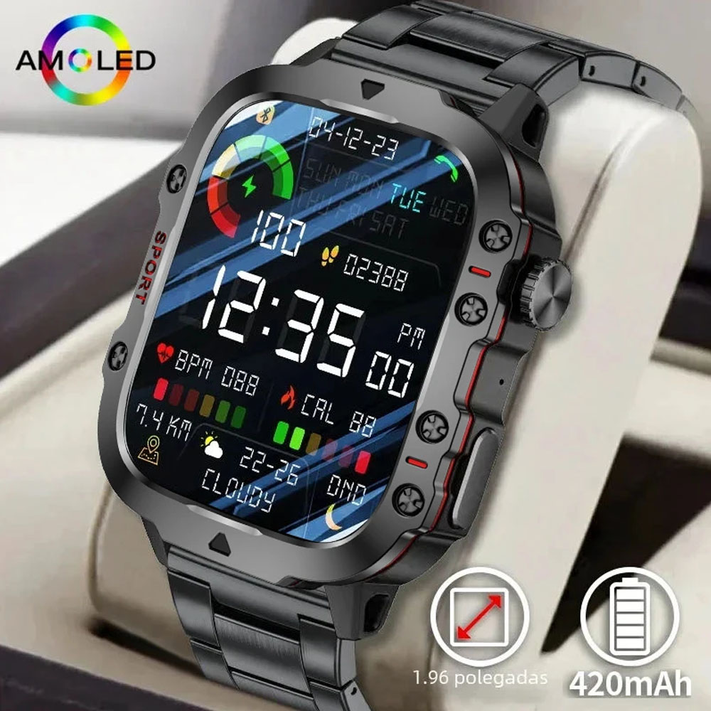 Smartwatch Rugged Watches For Men - Original Rugged Men Smart Watches Wireless