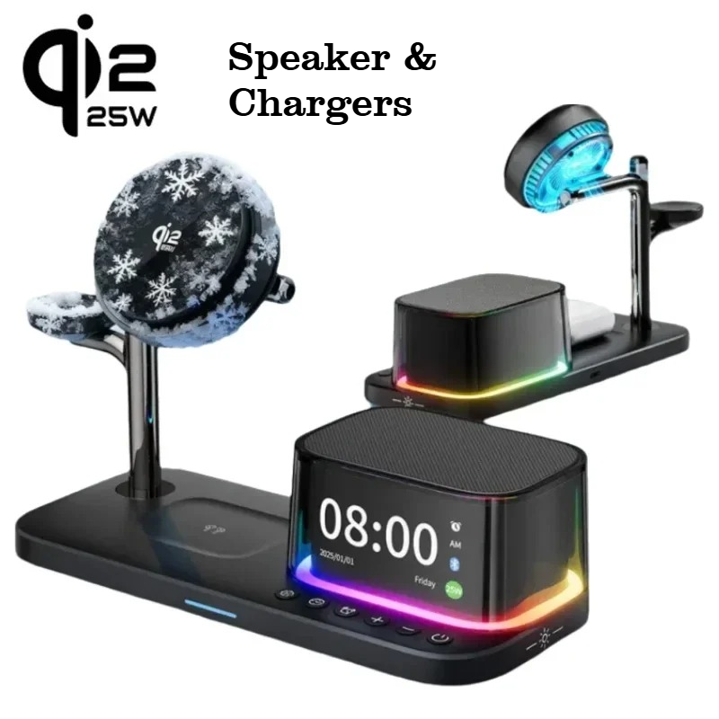 Smartwatch Watches With Bluetooth - Bluetooth Speaker ICE Cooling Magnetic Wireless