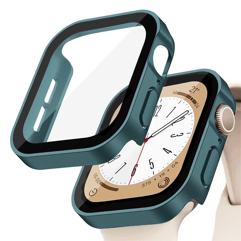 Smartwatch Iphone Watches For Women - Glass+cover For Apple Watch case series