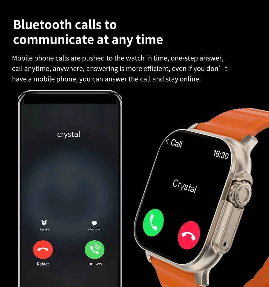 New Watch T10 Ultra Smart Watc - Smartwatch Watches With Bluetooth ulasan dan harga