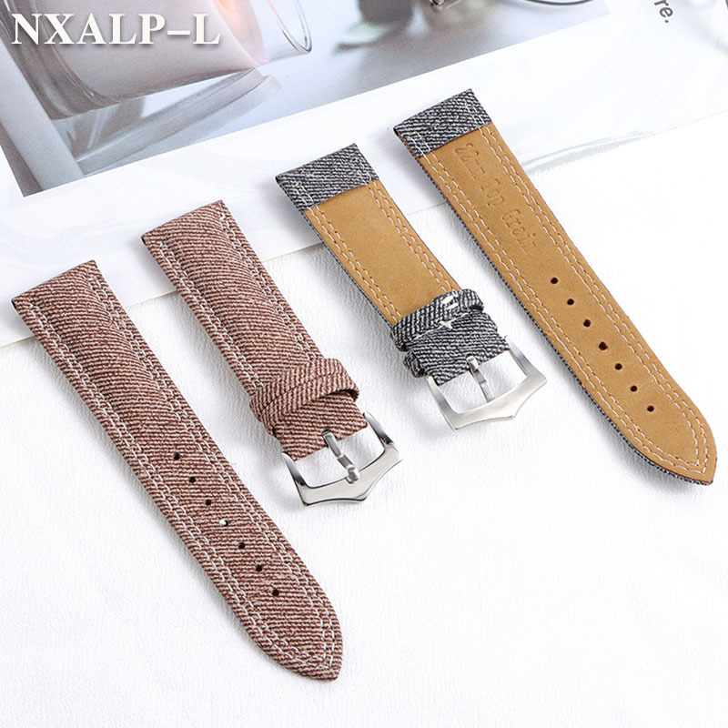 Denim Canvas Nylon Watch Strap - Seiko Watches Smartwatch ulasan dan harga