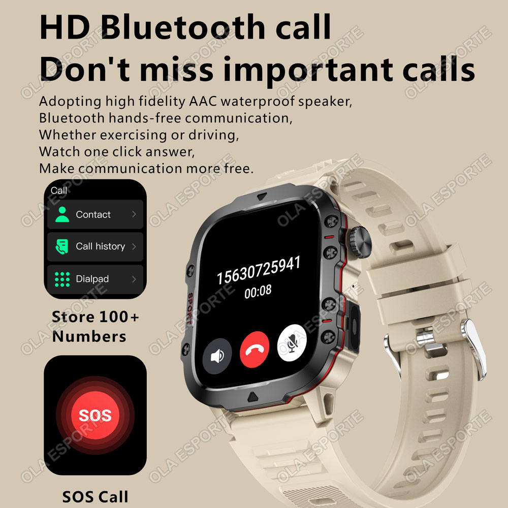 Original Rugged Men Smart Watc - Smartwatch Rugged Watches For Men ulasan dan harga
