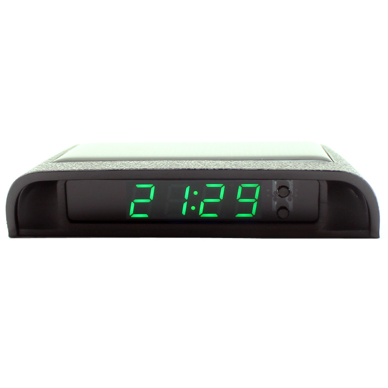 Solar Car Clock Thermometer Da - Solar Powered Watch ulasan dan harga