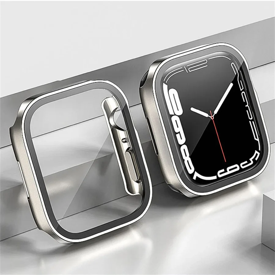 Glass+cover For Apple Watch ca - Smartwatch Iphone Watches For Women ulasan dan harga