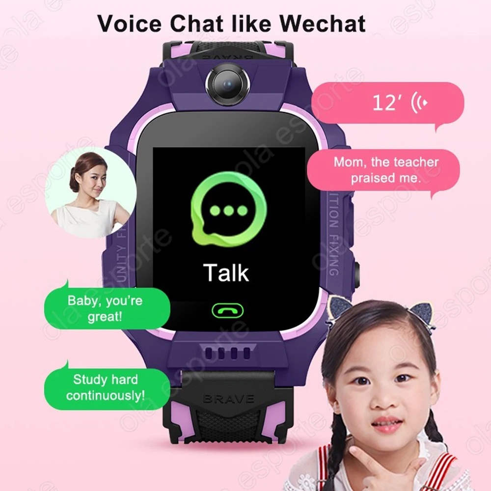 Q12 Kids Smart 2G Call Phone W - Smartwatch Digital Watches For Kid Boy With Alarm ulasan dan harga