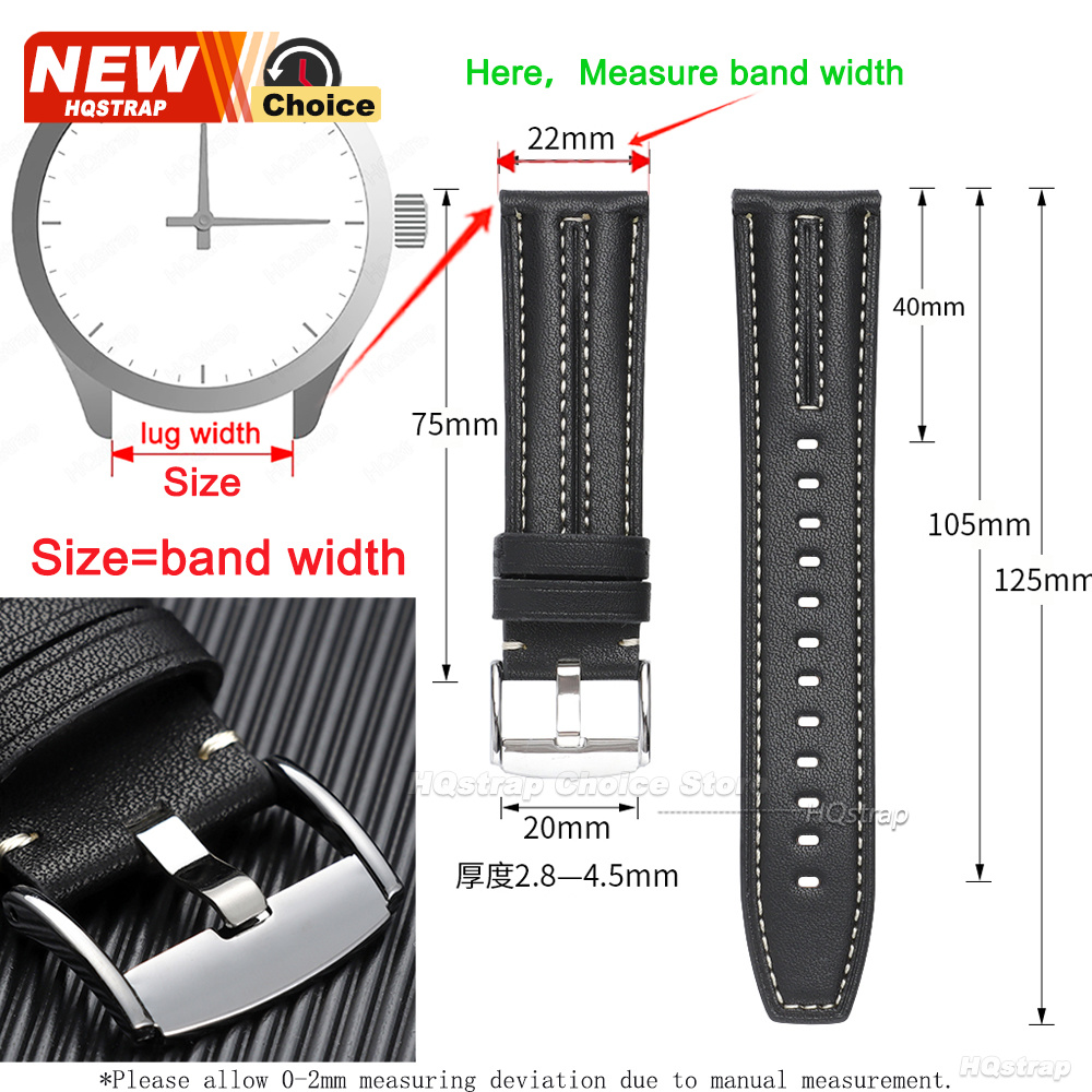 New Buckle Handmade Stitching  - Seiko Watches Smartwatch ulasan dan harga