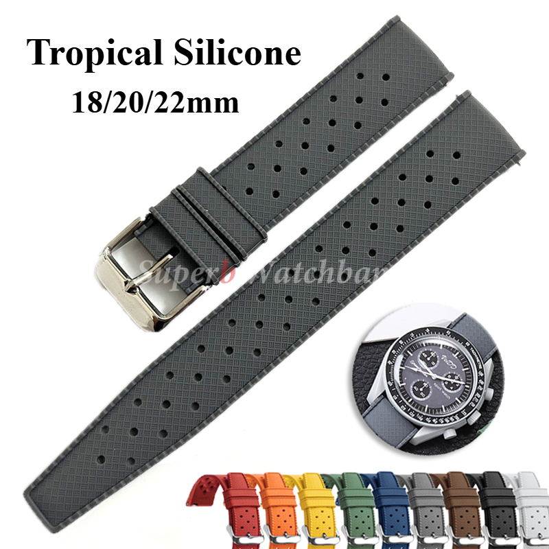 Tropical Silicone Watch Band Q - Seiko Watches Smartwatch ulasan dan harga
