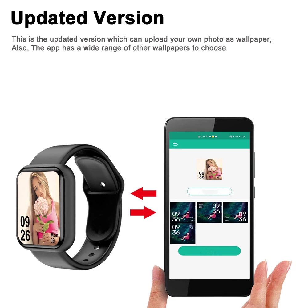 Smart Watch For Men Women Spor - Smartwatch Square Watches For Men ulasan dan harga