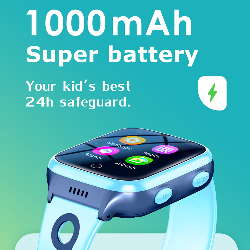 Hot 4G Kids Smartwatch 1000 Ma - Smartwatch Digital Watches For Kid Boy With Alarm ulasan dan harga