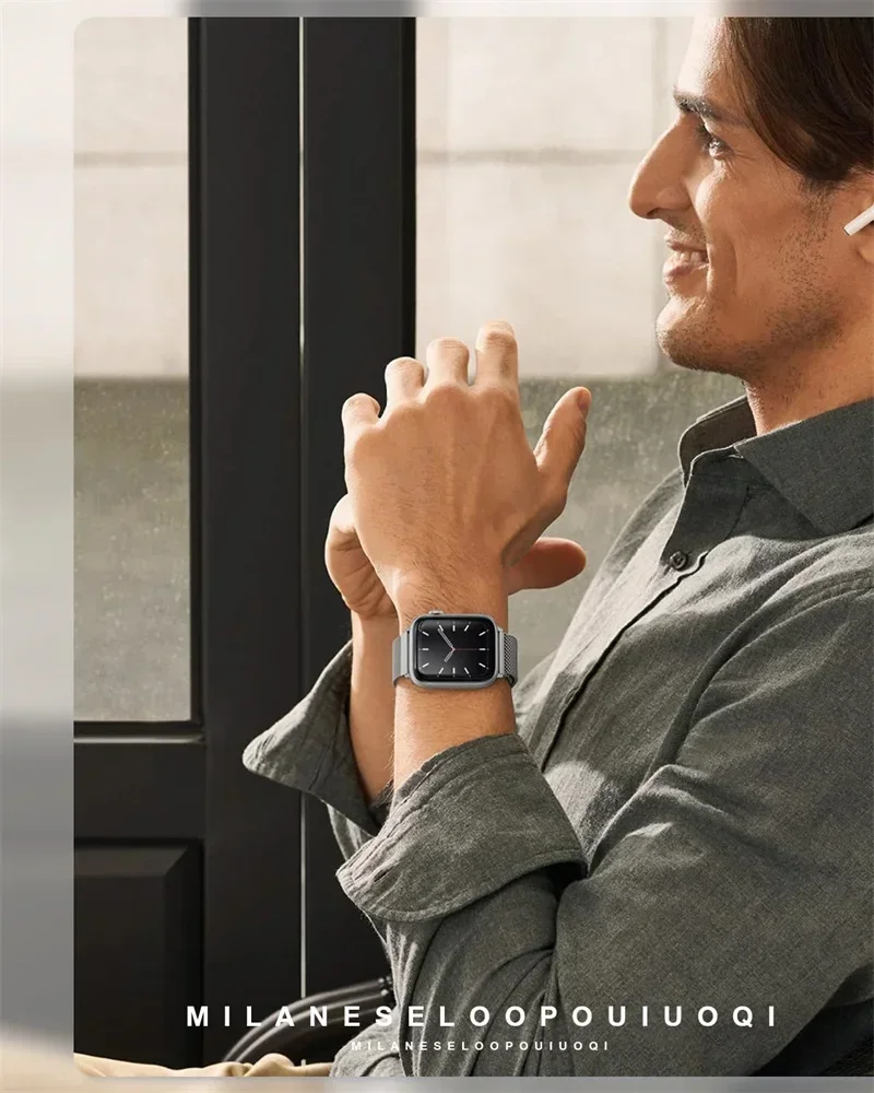 Milanese Loop for apple watch  - Smartwatch Iphone Watches For Women ulasan dan harga