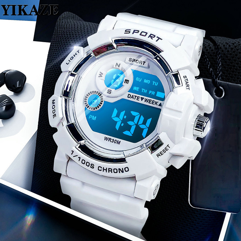 YIKAZE Kids Watches Fashion Lu - Smartwatch Digital Watches For Kid Boy With Alarm ulasan dan harga