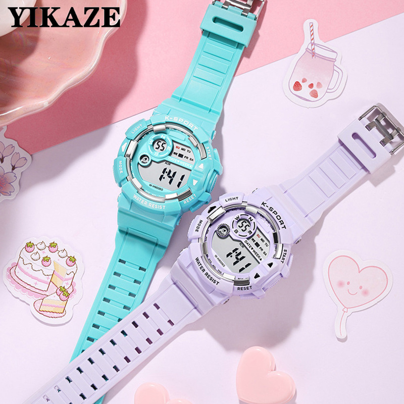 YIKAZE Kids Watches Fashion Lu - Smartwatch Digital Watches For Kid Boy With Alarm ulasan dan harga