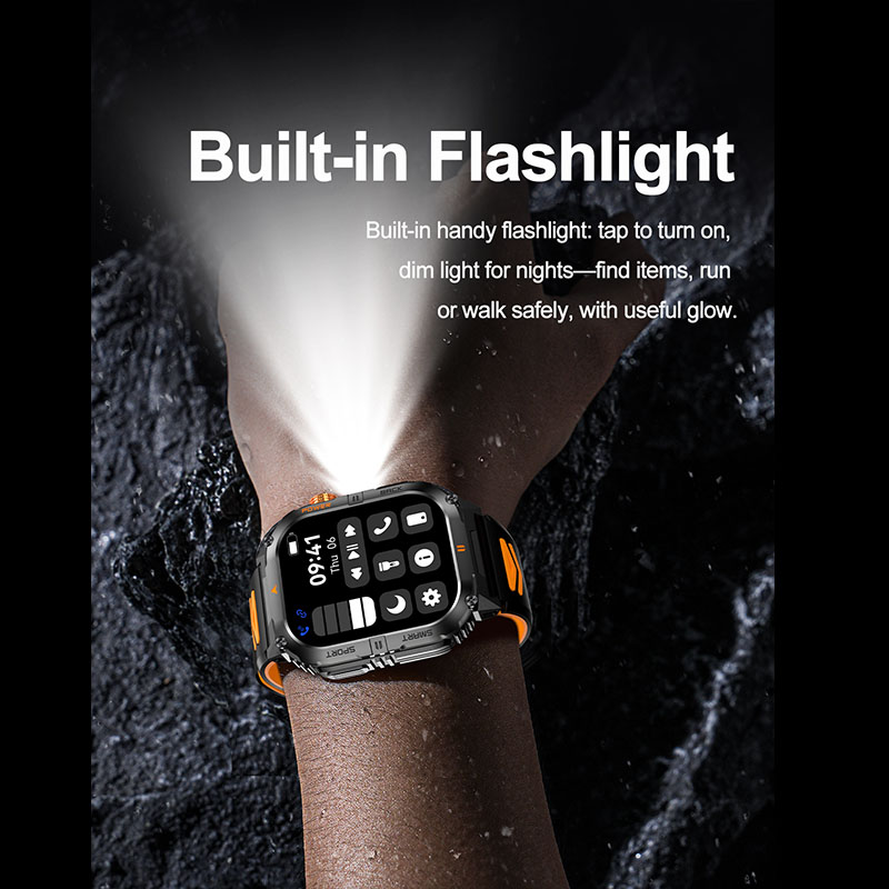 Large 1000mAh Battery Mens Out - Smartwatch Rugged Watches For Men ulasan dan harga