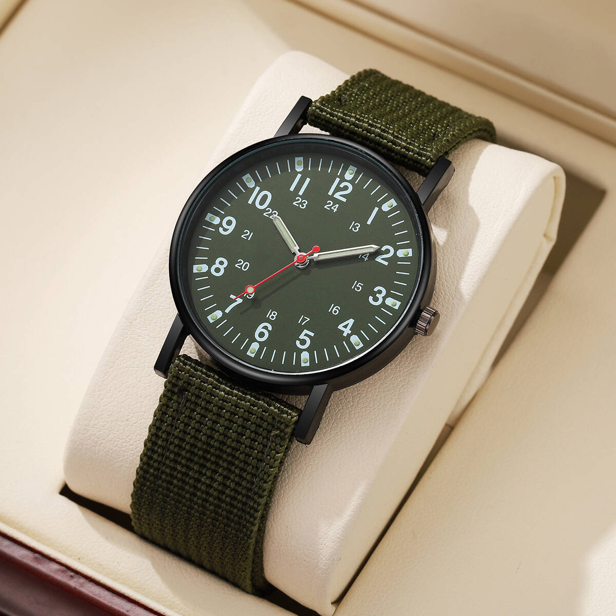 Men Watches Casual Nylon Band  - Solar Powered Watch ulasan dan harga