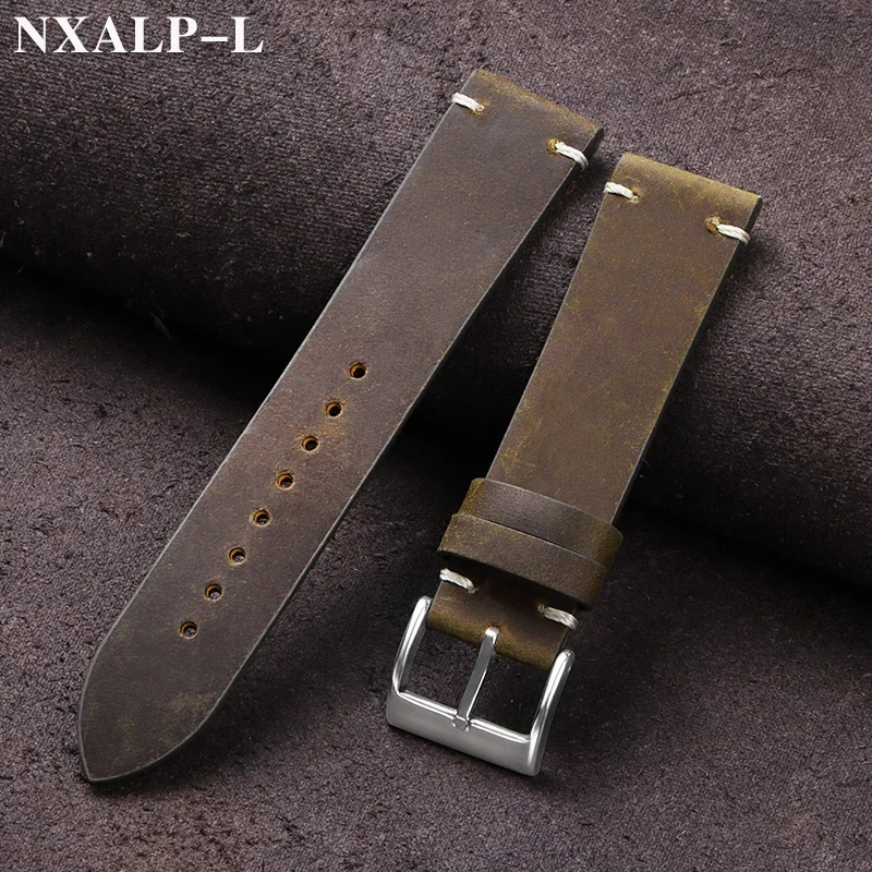 Vintage Oil Wax Leather Watch  - Seiko Watches Smartwatch ulasan dan harga