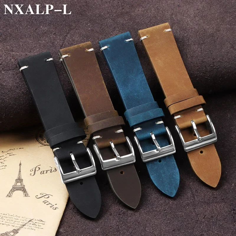 Vintage Oil Wax Leather Watch  - Seiko Watches Smartwatch ulasan dan harga