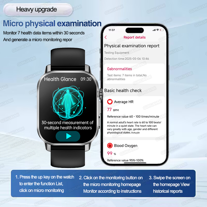 New Nursing Grade Smart Watch  - Smartwatch Health Watches For Men ulasan dan harga