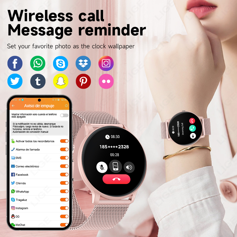 2026 New Women Bluetooth Call  - Smartwatch Health Watches For Men ulasan dan harga
