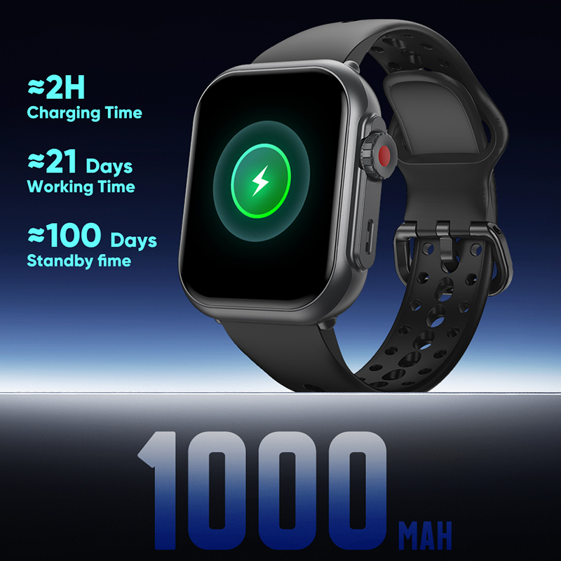 Ultra K62 1000 mAh Battery Sma - Smartwatch Square Watches For Men ulasan dan harga