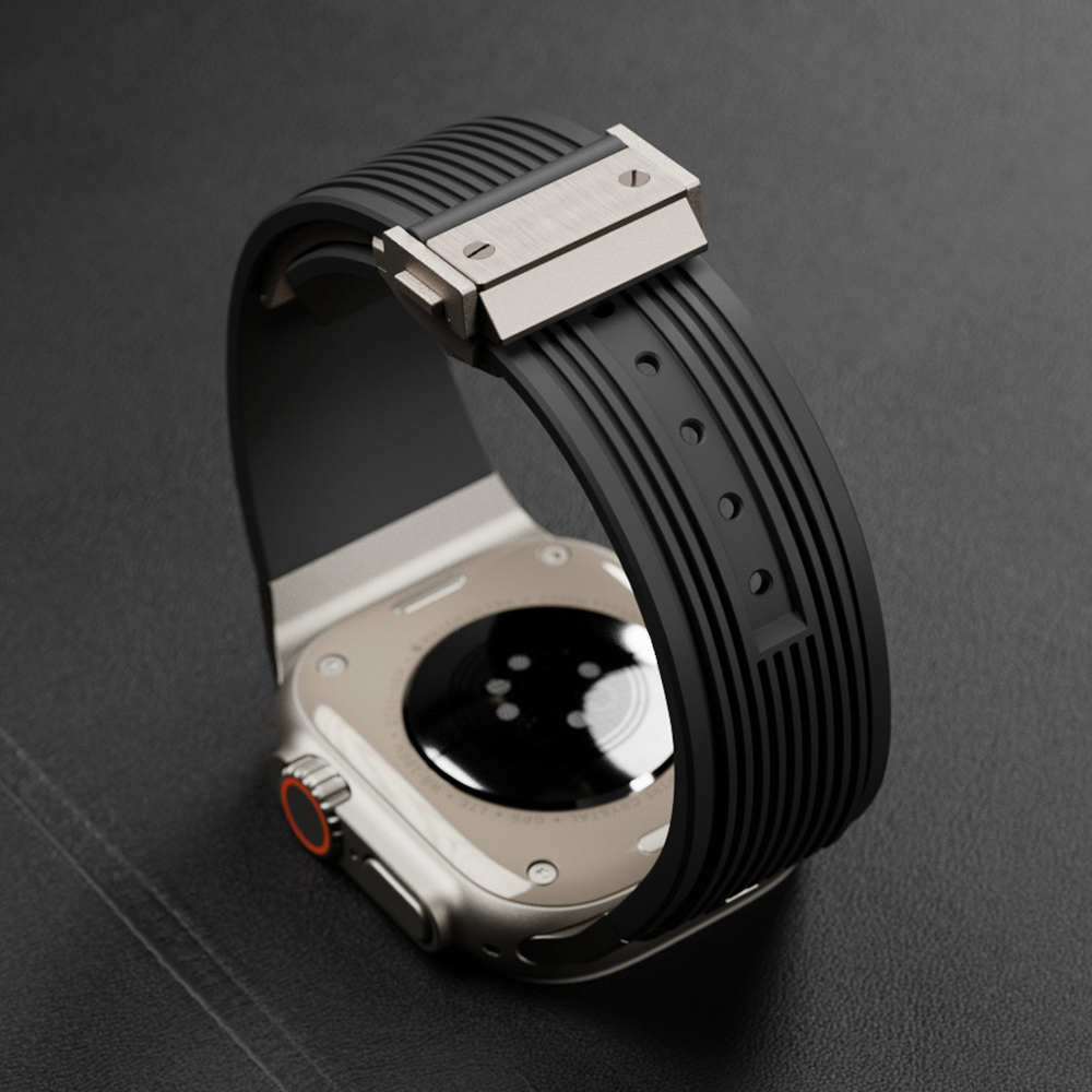 Silicone Strap for Apple Watch - Smartwatch Slim Watches For Men ulasan dan harga