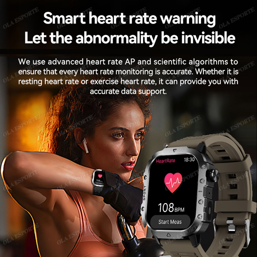 New Rugged Military Flashlight - Smartwatch Rugged Watches For Men ulasan dan harga