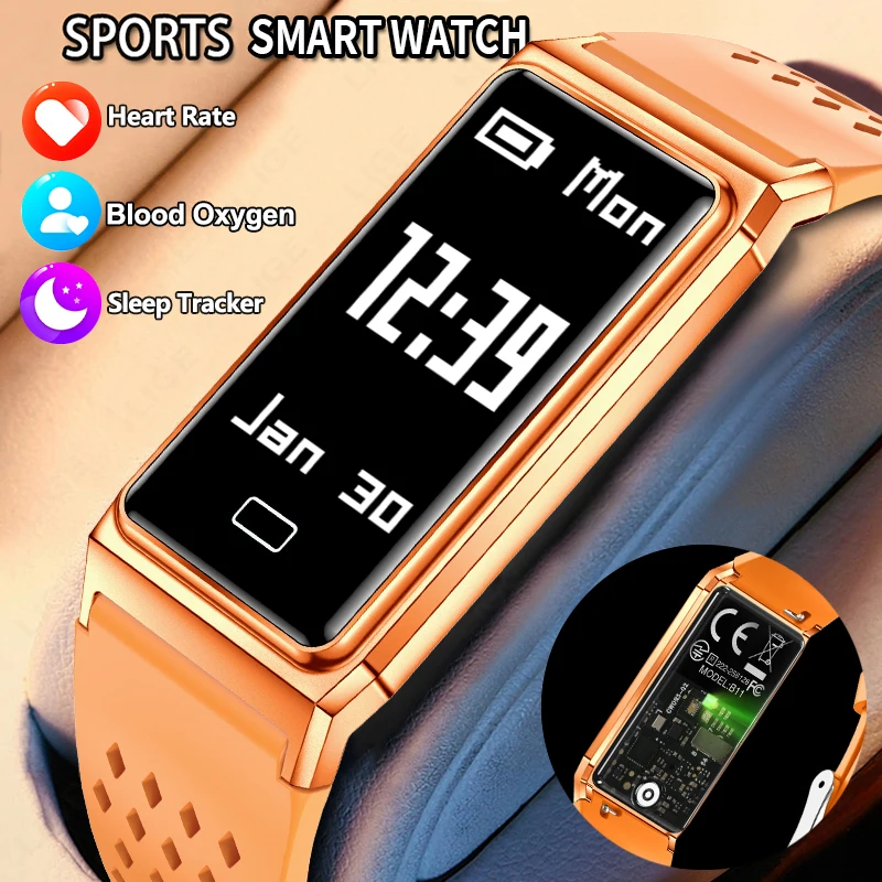 LIGE New Ultra-Slim Smart Brac - Smartwatch Slim Watches For Men ulasan dan harga
