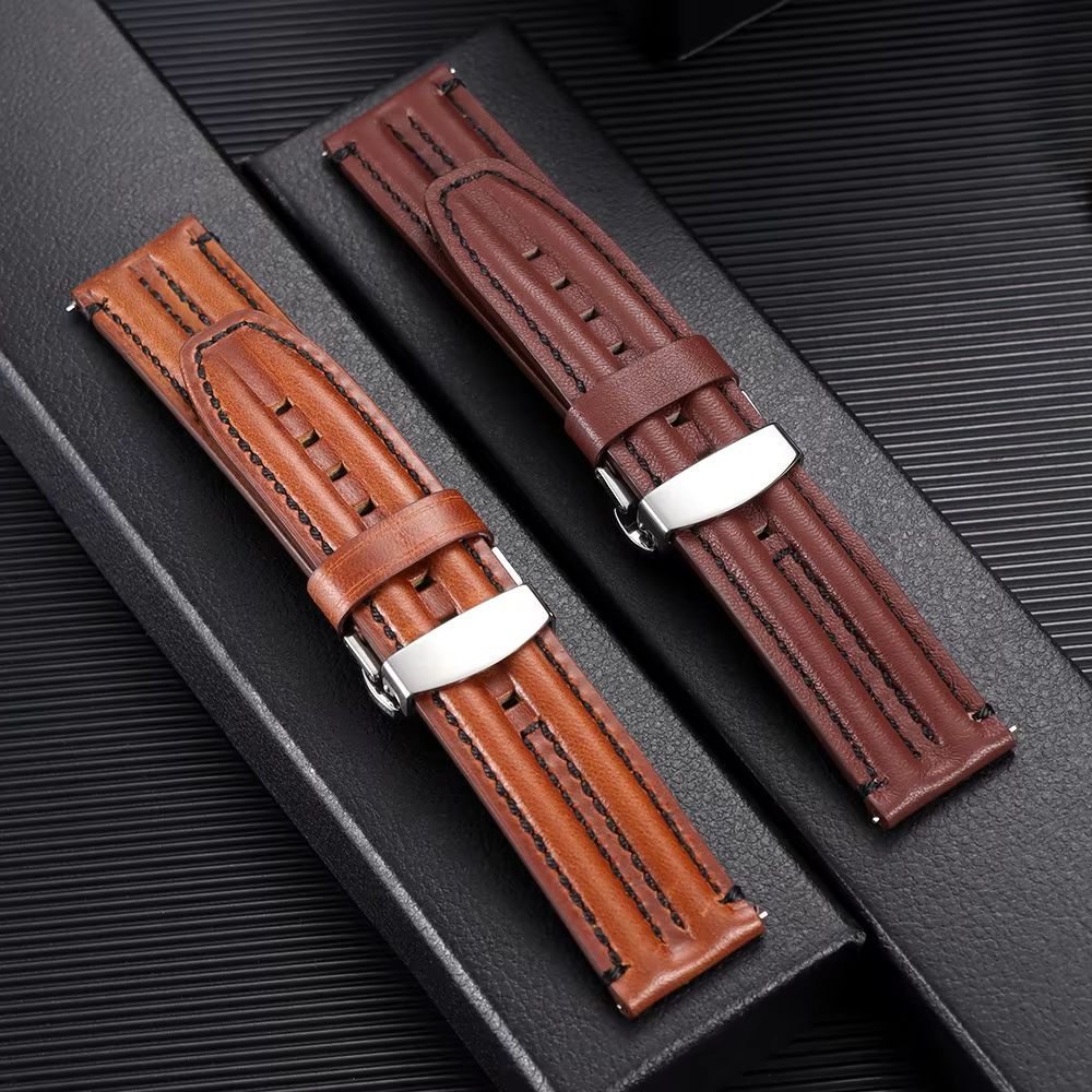 20mm 22mm Genuine Cowhide Watc - Seiko Watches Smartwatch ulasan dan harga