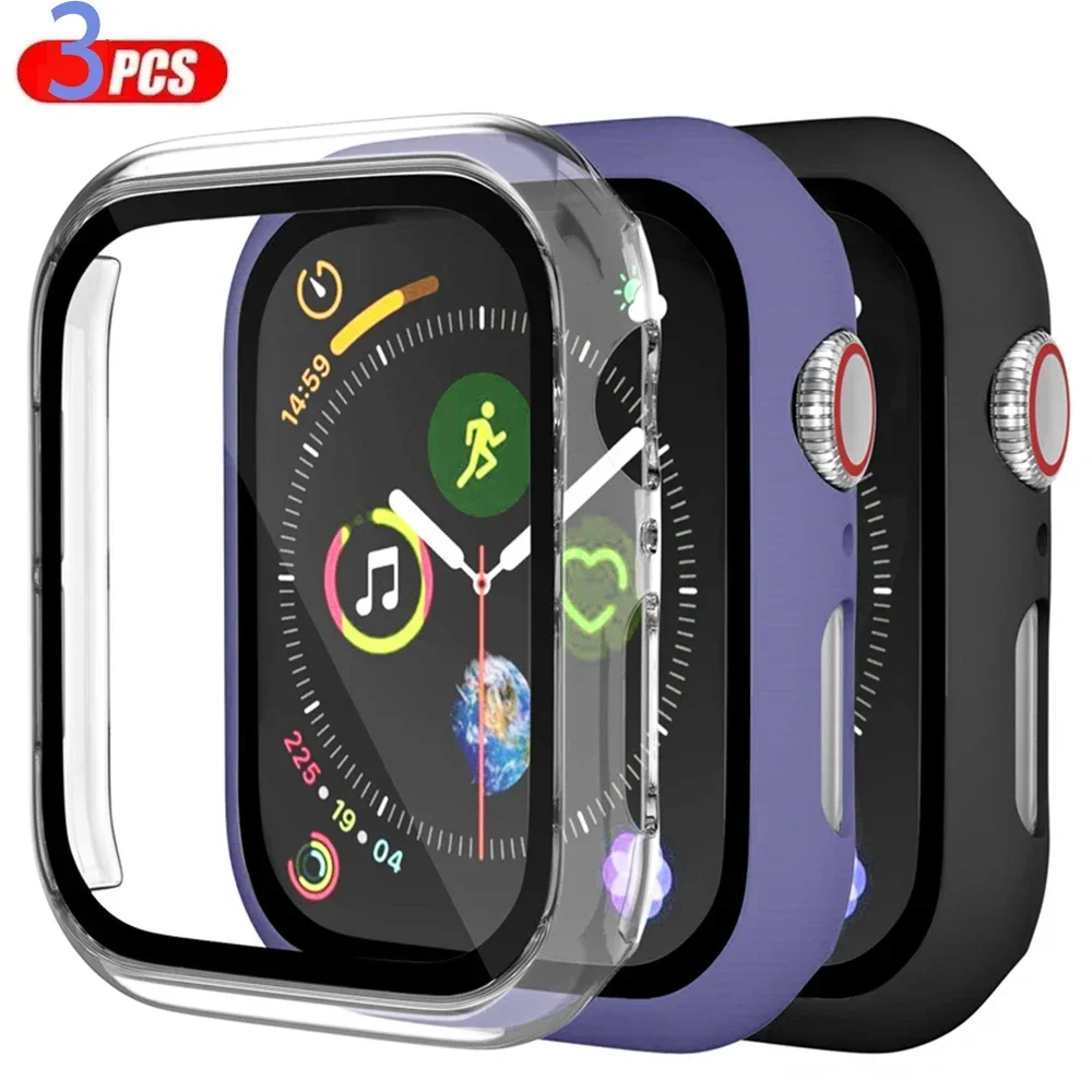 3pack Glass+cover For Apple Wa - Smartwatch Iphone Watches For Women ulasan dan harga