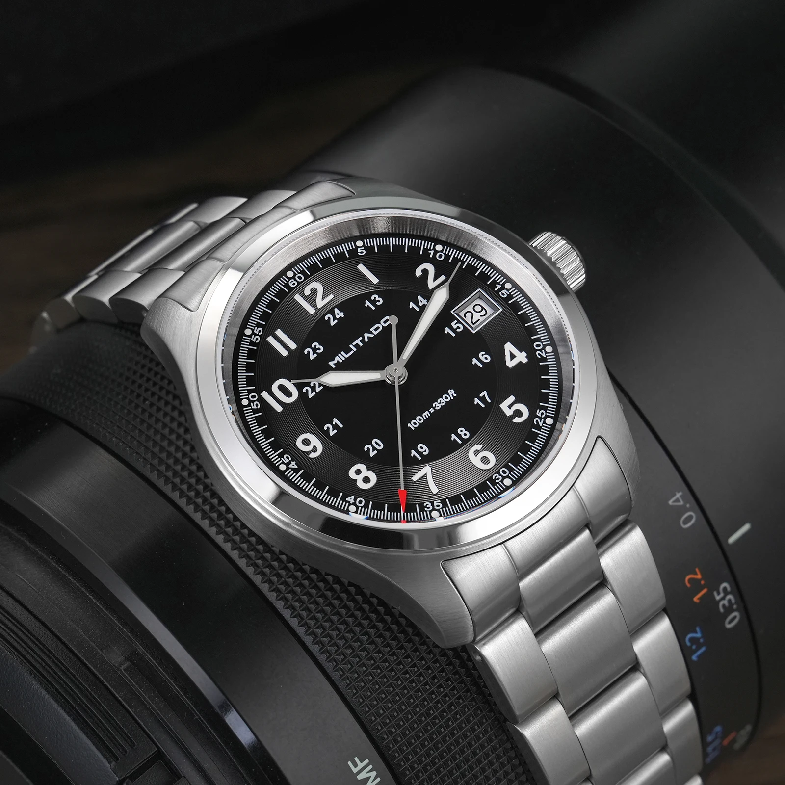 Militado ML08 Vintage Quartz W - Solar Powered Watch ulasan dan harga