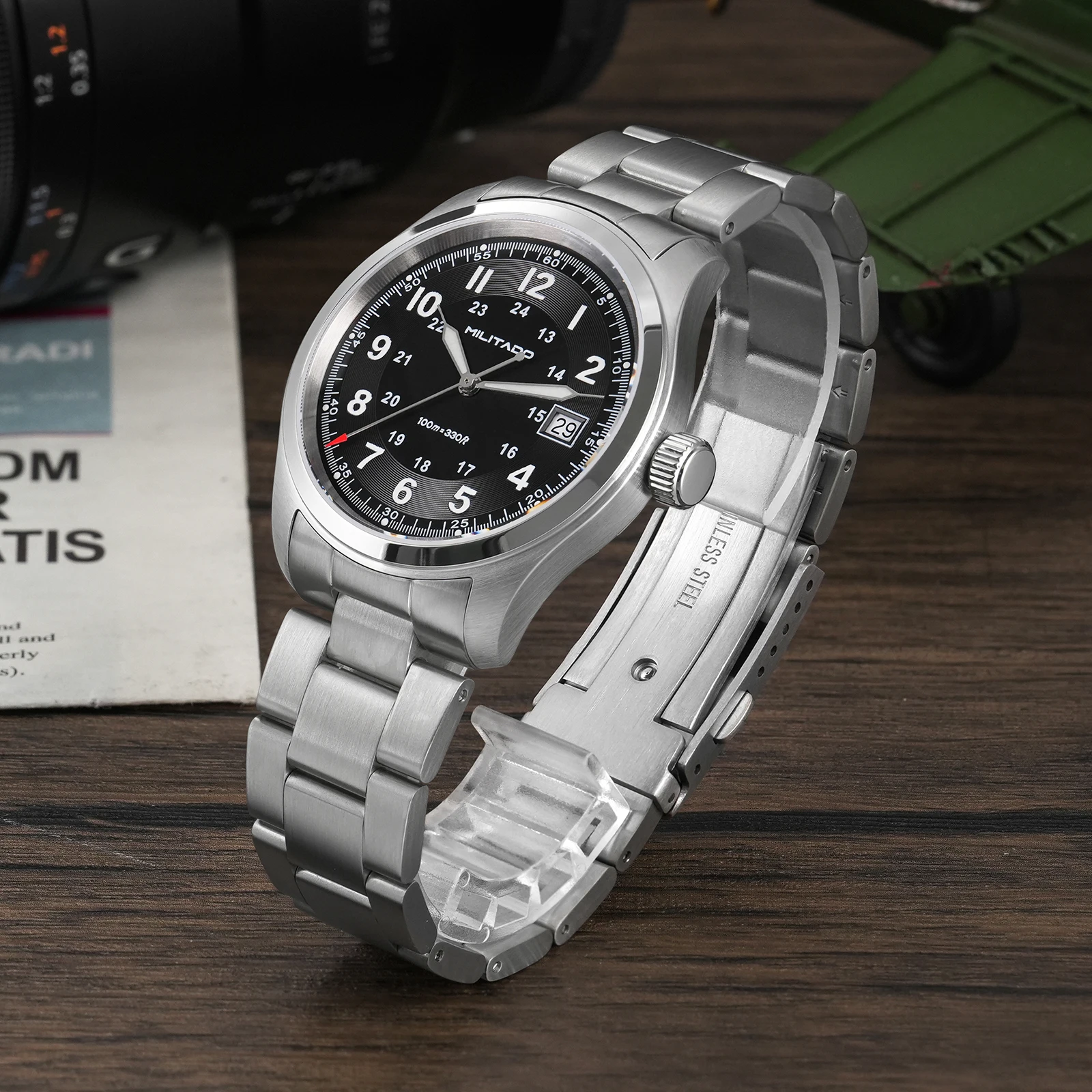 Militado ML08 Vintage Quartz W - Solar Powered Watch ulasan dan harga