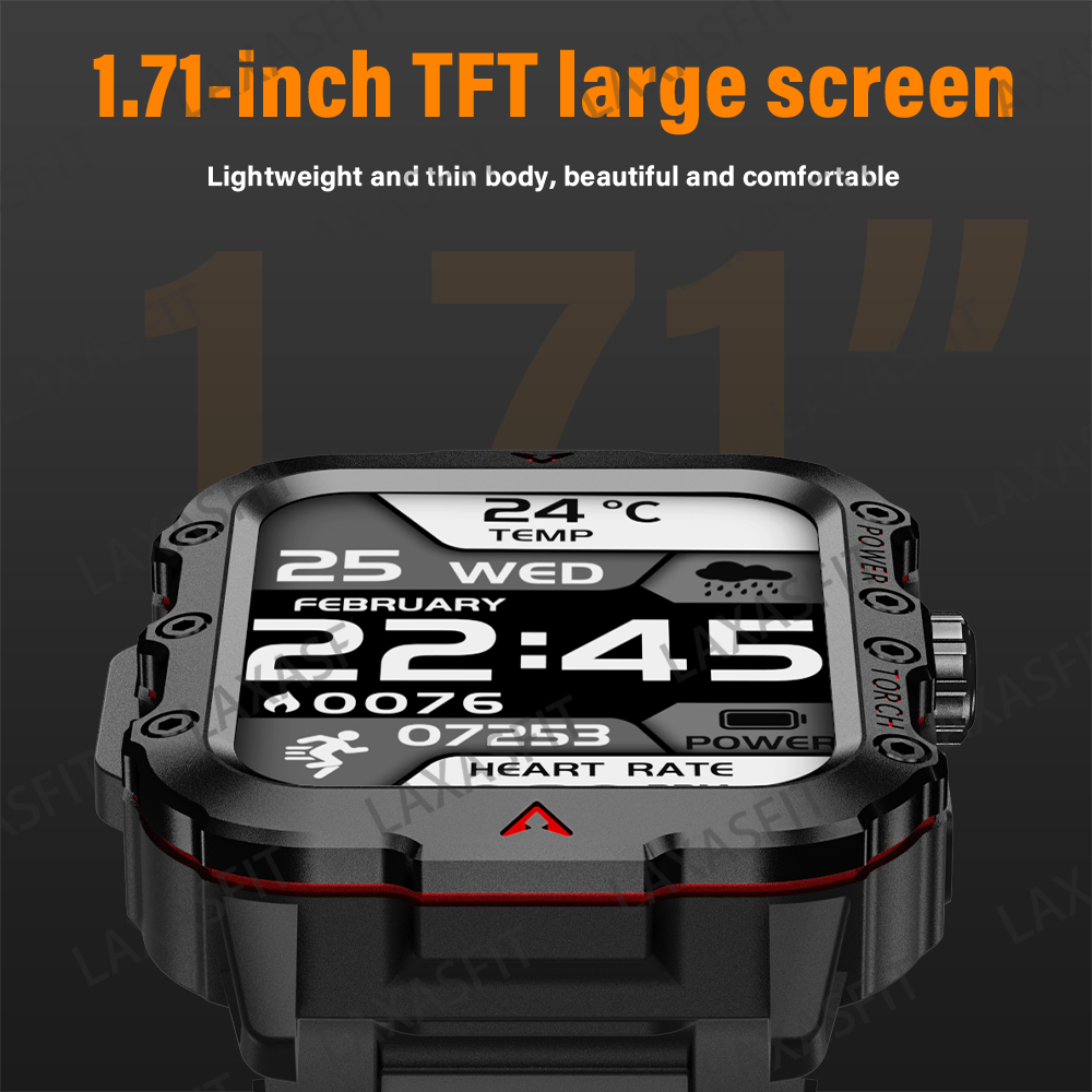 LAXASFIT New Smart Watch Bluet - Smartwatch Square Watches For Men ulasan dan harga