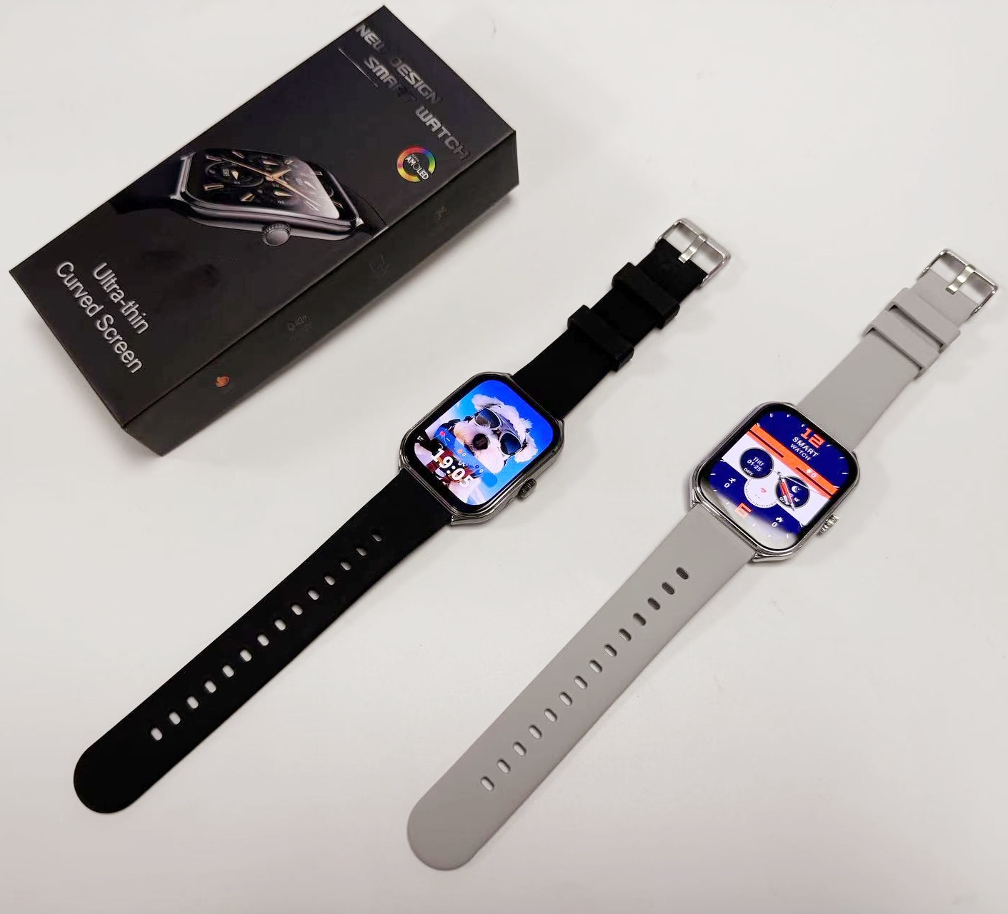 Fashion Ultra-Slim Amoled Smar - Smartwatch Slim Watches For Men ulasan dan harga