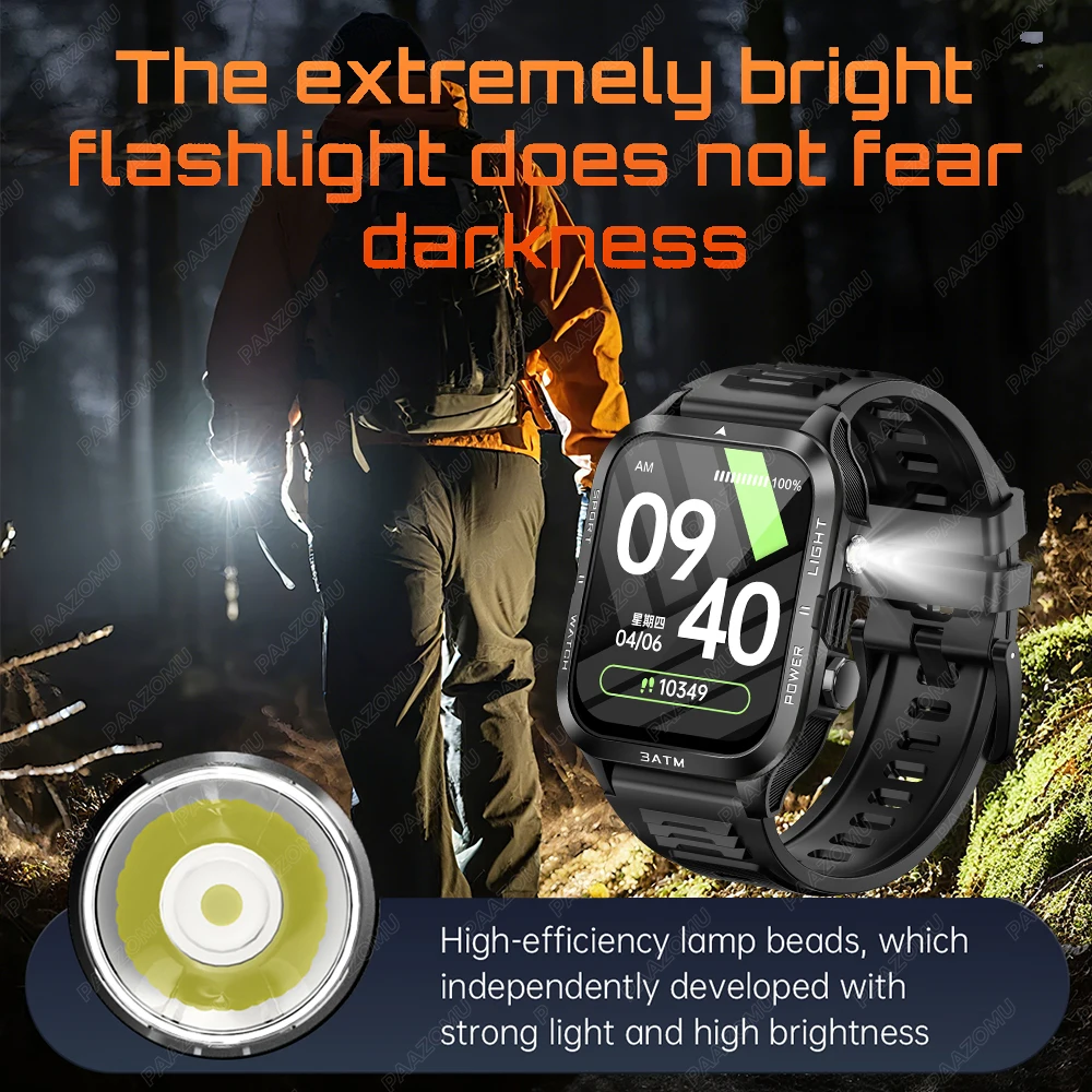 Military Grade SmartWatch Men  - Smartwatch Health Watches For Men ulasan dan harga