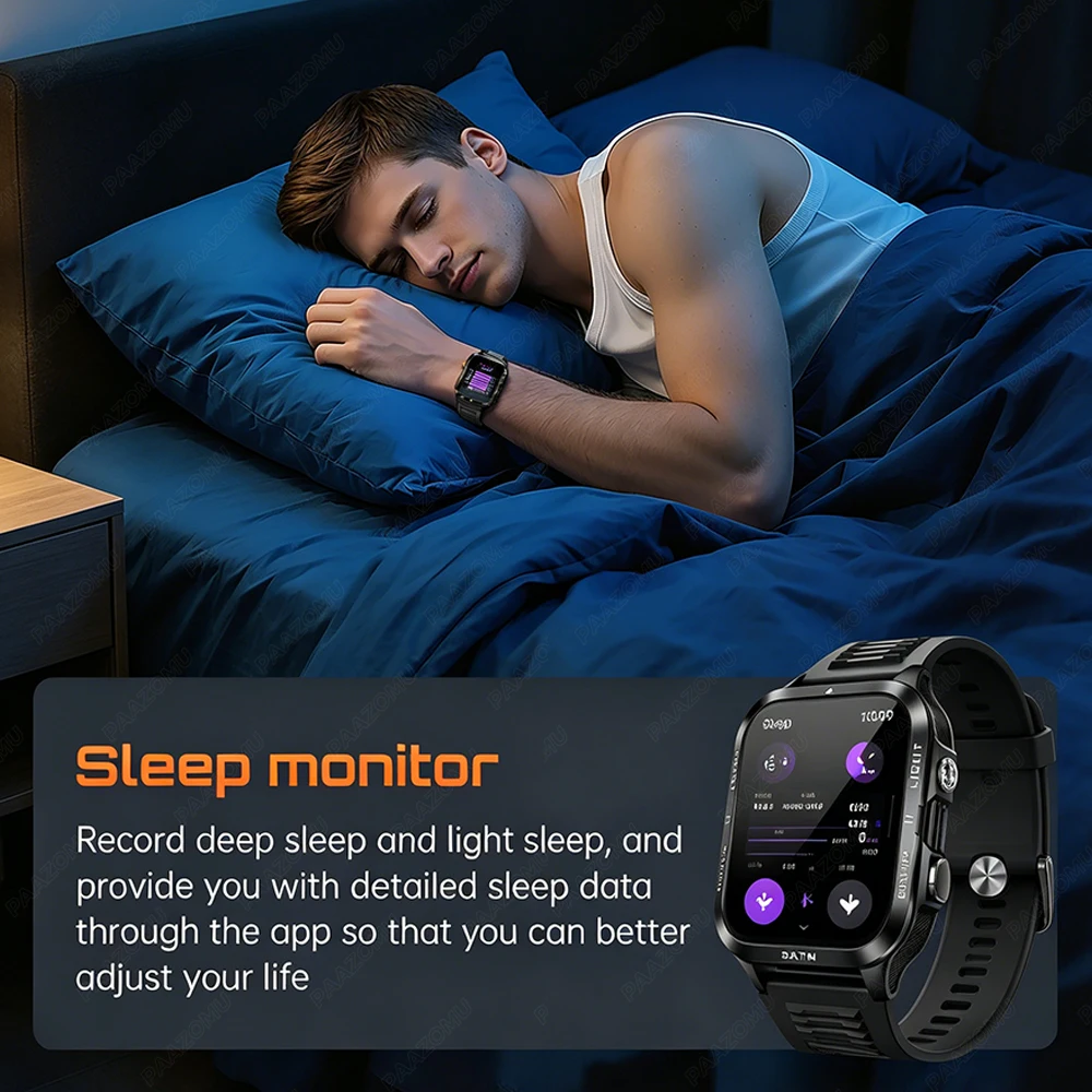 Military Grade SmartWatch Men  - Smartwatch Health Watches For Men ulasan dan harga